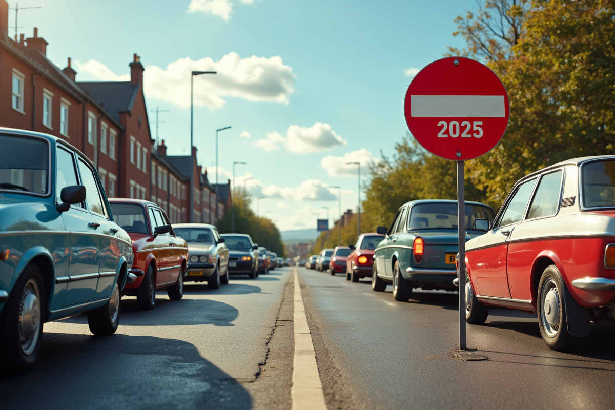 Voitures interdites en 2025 : les modèles qui seront hors circulation