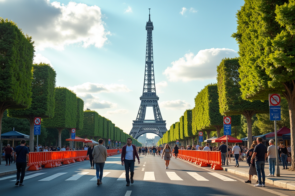 Fermeture de quartiers à Paris pendant les JO : zones et planning concernés